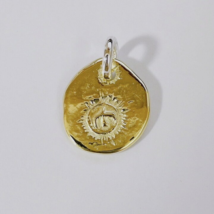楽天市場】18金 ペンダントトップ 全金太陽メタル 大 18k 復刻 