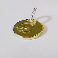 ペンダントトップ ゴールド太陽メタル 中 インディアン アクセサリー ネックレストップ インディアンアク…