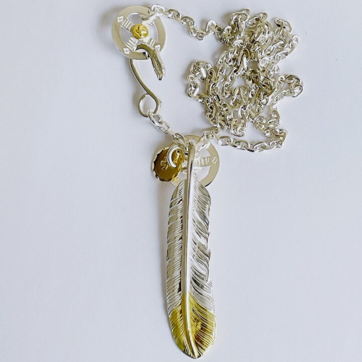 楽天市場】18金 ペンダントトップ 先金フェザー 18k ネックレストップ 