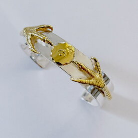 真鍮爪ブレスシルバーアクセサリー 真鍮メタル