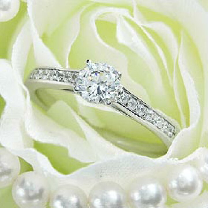 楽天市場】ダイヤモンド婚約指輪 サイズ直し一回無料 0.3ct E VVS2 