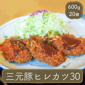 三元豚ヒレカツ 30g 20枚 トンカツ 冷凍食品 お弁当 弁当 食品 食材 居酒屋 おかず 惣菜 業務用 家庭用 ご飯のお供 イベント 子供会 パーティー 文化祭 学園祭 模擬店 バザー 屋台 大量注文 ヒレカツ トンカツ