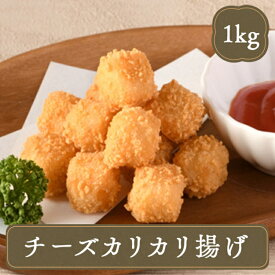 冷凍 チーズカリカリ揚げ 1kg 日本食研 チーズ 業務用 おかず お弁当 揚物 おつまみ 惣菜 チーズフライ