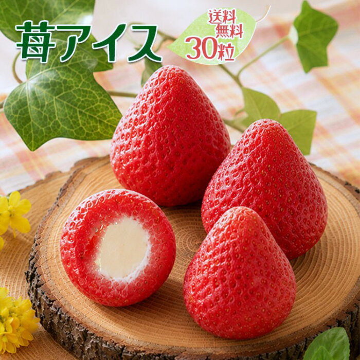 春摘み苺アイス 30粒入り