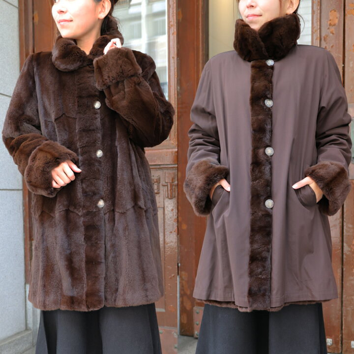 楽天市場】【新品】超人気/ナカムラファー/ロリスリバーシブルコート/9 