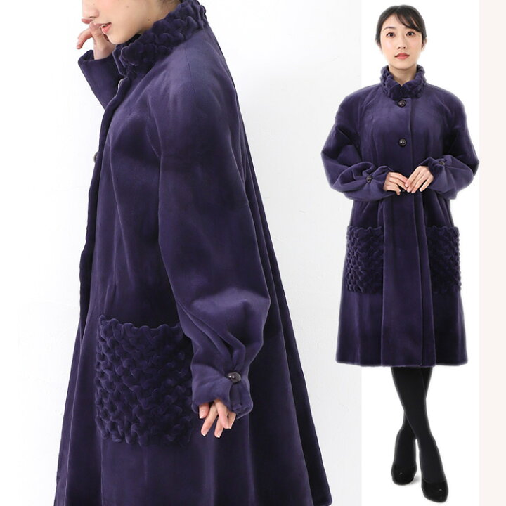 楽天市場】【新品】超人気/激安/SAGAROYAL/シェアードミンクロング 