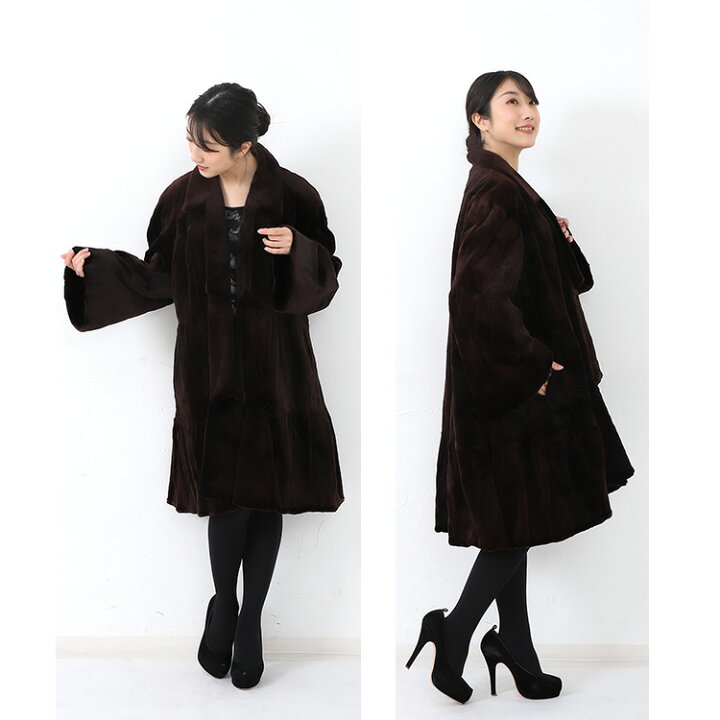 楽天市場】【新品】大人気/SAGA/ROYAL/シェアードミンクロングフレア 