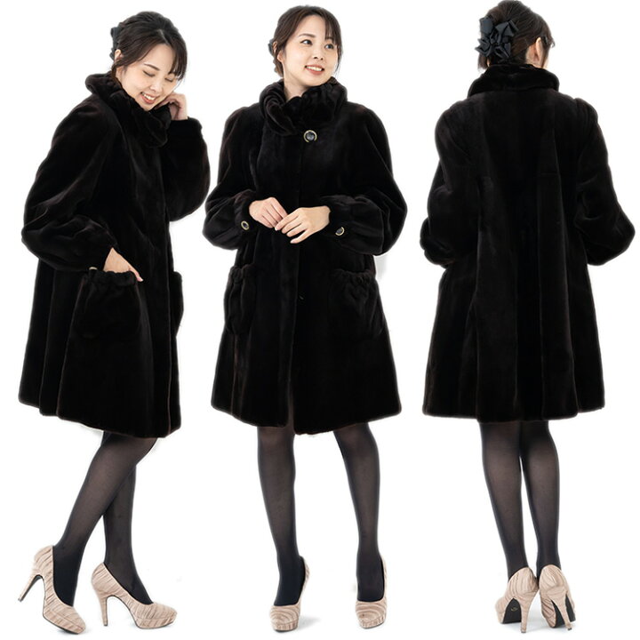 楽天市場】【新品】超人気/特上級/SAGAROYAL/シェアードミンクデザイン 