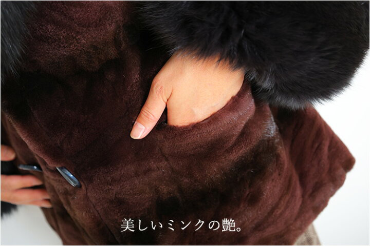 新品】is-351201-10/ジャンフランコフェレ/ミンク&フォックス