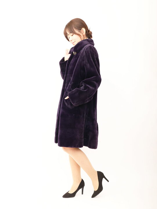 楽天市場】【新品】激安/SAGAROYAL/シェアードミンクデザインコート/9 
