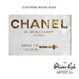 �yOliverGal�z�I���o�[�E�K���@�A�[�g�@�G��@�C���e���A�G�݁@�V���l���f�U�C���@COUTURE ROAD SIGN�@11653�@�I���o�[�K���@24×16�C���`�@60.9cm×40.6cm