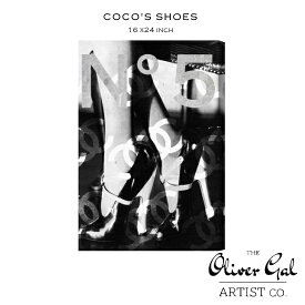 【OliverGal】オリバー・ガル　40.6cm×60.9cm　アート　絵画　インテリア雑貨　シャネルヒールデザイン　COCO'S SHOES　11388　16×24インチ　オリバーガル