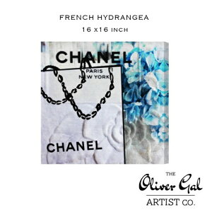 �yOliverGal�z�I���o�[�E�K���@�A�[�g�@�G��@�C���e���A�G�݁@�V���l���f�U�C���@FRENCH HYDRANGEA�@11608�@16×16�C���`�@�I���o�[�K��