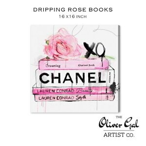 �yOliverGal�z�I���o�[�E�K���@�A�[�g�@�G��@�C���e���A�G�݁@�V���l���@�u�b�N�@�G�@Dripping Rose Books�@16254�@16×16�C���`�@�I���o�[�K��