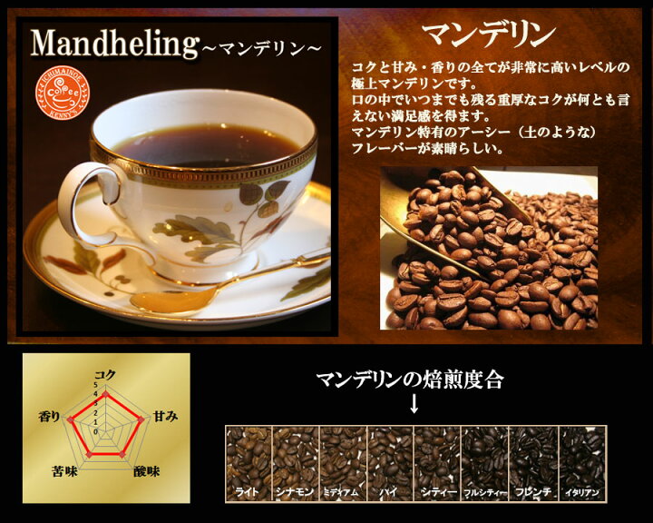 楽天市場】「マンデリン 400g」（約40杯分）特別価格☆メール便で 