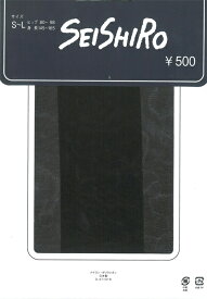 SEISHIRO パンティストッキング ブラック S-L 日本製 高品質 【メール便可】
