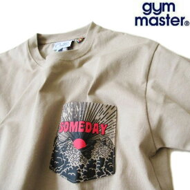 ジムマスター/GYM MASTER　サンライズプリントポケットTシャツ (7,4oz SOMEDAY)　G121765 31/ベージュ