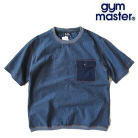 ジムマスター/GYM MASTER【シャンブレービッグTシャツ】ポケットTシャツ/布帛Tシャツ G321749 55/ブルー