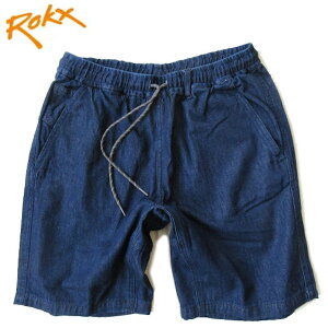 ���b�N�X/ROKX�@�f�j���V���[�g�p���c/�n�[�t�p���c�y�f�j���X�g�����O�X�V���[�c�zDENIM STRINGS SHORT RXCS253224�@�C���f�B�S�f�j��