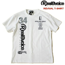 リアルビーボイス RealBvoice【RBV 1934 リバイバルTシャツ】25周年復刻モデル 10451-11855 ホワイト