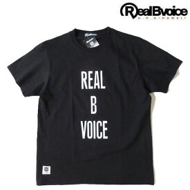リアルビーボイス RealBvoice【RBV シンプル Tシャツ】インライン 半袖プリントTシャツ 10451-11795 ブラック