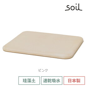 ＼500円OFFクーポン発行中／ soil 日本製 珪藻土 バスマット B137 幅50cm【 ソイル 国産 ノンアスベスト 珪藻土バスマット 珪藻土マット バスマット マット 足ふきマット 速乾 吸湿 吸水 無地 バスマット珪藻土 良好 濡れない 贈り物 ギフト 新築祝い 結婚祝い 】〈宅配便〉
