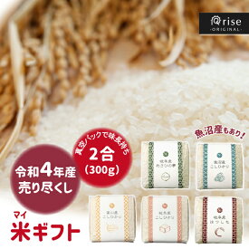 お米 おこめ rise 米ギフト 岐阜産こしひかり 岐阜産はつしも 岐阜産あさひの夢 魚沼産こしひかり 富山産こしひかり 単品 【お米 米 岐阜産 魚沼産 富山産 こしひかり コシヒカリ はつしも あさひの夢 お試し 2合 300g 300グラム 小分け】