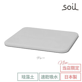 ＼500円OFFクーポン発行中／ soil 日本製 珪藻土 バスマット B137 幅50cm【 ソイル 国産 ノンアスベスト 珪藻土バスマット 珪藻土マット バスマット マット 足ふきマット 速乾 吸湿 吸水 無地 バスマット珪藻土 良好 濡れない 贈り物 ギフト 新築祝い 結婚祝い 】〈宅配便〉