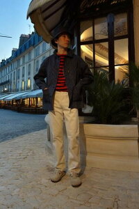 �wLE LABOUREUR�x �i���E���u���[���j ���F�X�g���R�b�g�����C���}�����X�y�V�����@�t�����`���[�N�J�o�[�I�[���W���P�b�g�i�q�b�R���[�f�j���j�t�����X�� MADE�@IN�@FRANCE�@���K�戵�X