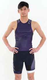 2XU 日本限定 パフォーム リアジップ シングレット+ショーツ 上下セット トライアスロン ウエア メンズ