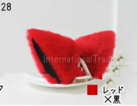 【ランキング受賞！】 コスプレ小物 猫耳 単色タイプ ねこみみ ネコミミ ふわふわ もこもこ かわいい ヘアアクセサリー 仮装 アニマル耳 コスチューム用小物 ハロウィン パーティー イベント 撮影用 ダンス 文化祭 学園祭 カラフル