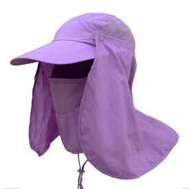 UVカットフェイスカバーキャップ UVカット帽子 釣りハット 釣り 日よけ帽子 0度 紫外線防止 フィッシングハット フィッシング帽子 A