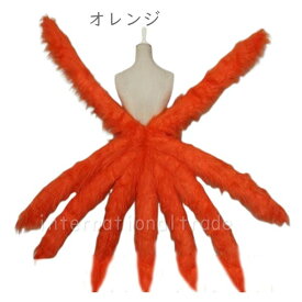 予約 コスプレ小物 猫又尻尾 9尾 ふわふわ ボリューム満点 ねこ ネコ しっぽ 取り付け簡単 アクセサリー 和風 妖怪 コスチューム イベント 仮装 ハロウィン 撮影 道具 かわいい おしゃれ コスプレ衣装 アニメ キャラクター
