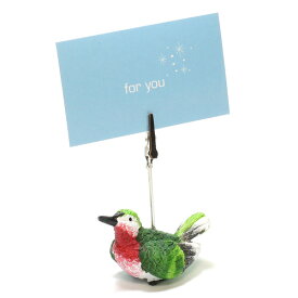 CARD STAND HUMMINGBIRD　（カード スタンド ハミングバード ハチドリ）