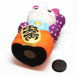 ■DOTSMANEKINEKOORANGE(ドット招き猫オレンジ)【楽ギフ_包装】【あす楽対応】【HLS_DU】