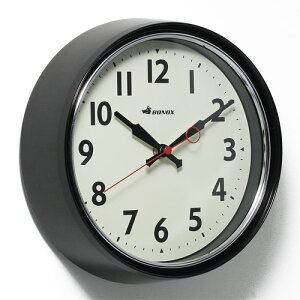 y_g DULTONz RETRO WALL CLOCK BLACK@ig EH[ NbN ubNj S426-207BK y|Cg3{z yASz