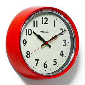 【ダルトン DULTON】 RETRO WALL CLOCK RED　（レトロ ウォール クロック レッド） S426-207RD 【ポイント3倍】 【AS】