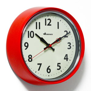 y_g DULTONz RETRO WALL CLOCK RED@ig EH[ NbN bhj S426-207RD y|Cg3{z yASz