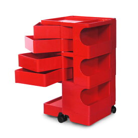 正規輸入品 BOBY WAGON 3×4 RED　（ボビーワゴン 3段4トレイ レッド） 【送料無料】 【ポイント11倍】