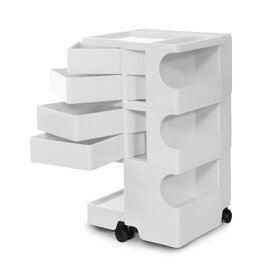 正規輸入品 BOBY WAGON 3×4 WHITE　（ボビーワゴン 3段4トレイ ホワイト） 【送料無料】 【ポイント11倍】
