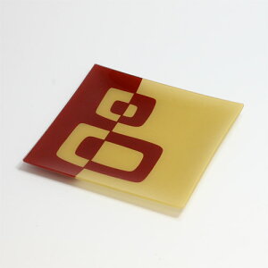 GLASS PLATE SQUARE@iKX v[g XNGA[j