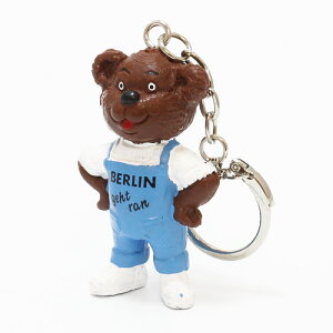 KEYCHAIN BERLIN GEHTRAN BEAR BLUE�@�i�L�[�`�F�[�� �x������ �Q�b�g���� �x�A�[ �u���[�j