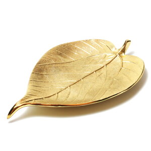 LEAF TRAY GOLD LARGE B@i[t gC S[h [W Bj yASz