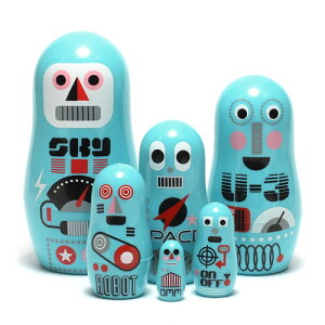 ■OMMDESIGNPOCKETMATRYOSHKAROBOT(OMMデザインポケットマトリョーシカロボット)【楽ギフ_包装】【あす楽対応】【HLS_DU】