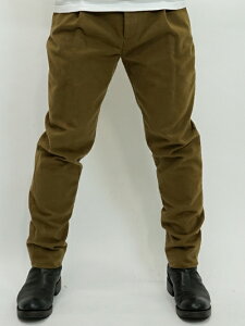 �yKURO�zGIZA MOLESKIN ONE TUCK TAPERED TROUSERS�@�e�[�p�[�h�p���c�@�����^�b�N�p���c�@�f�j���@�^�b�N�p���c�@���[���X�L���@�����Y�@�I���[�u�y961889�z