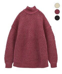 yԌZ[b50%OFFzyCLANEbNlzDOT MESH MOHAIR OVER KNIT TOPS@wA@^[glbN@I[o[TCYjbg@JWA@dy15106-2132z