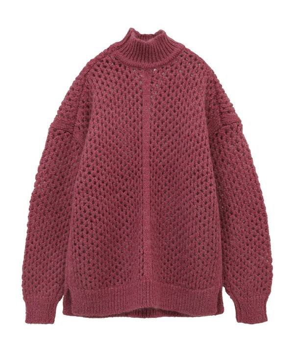 楽天市場】【CLANE｜クラネ】DOT MESH MOHAIR OVER KNIT TOPS モヘア 