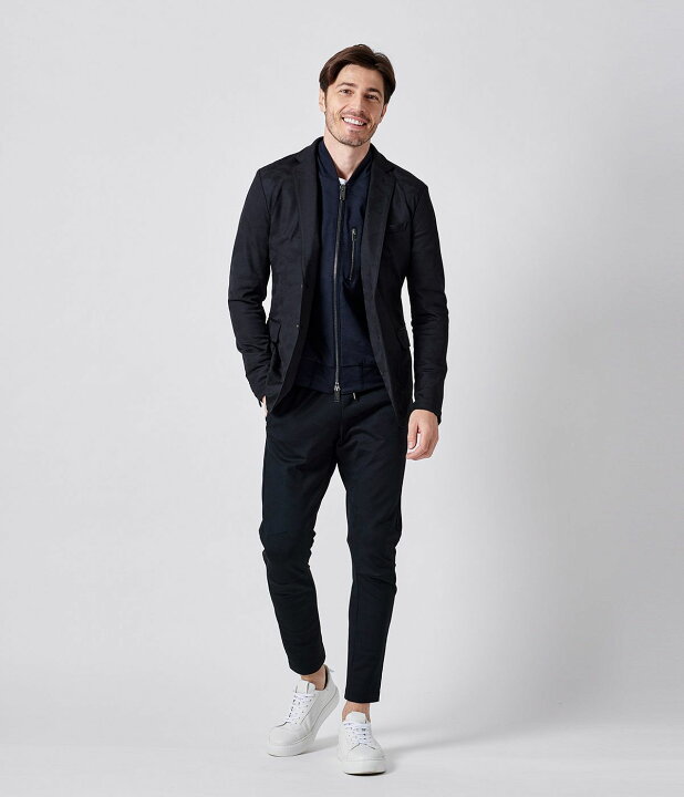 楽天市場】【junhashimoto|ジュンハシモト】SLIM JERSEY PANTS -EMBOSS 
