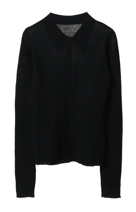 新品] CLANE クラネ ＊ 長袖 ニットコート カーディガン 黒 柄 L 