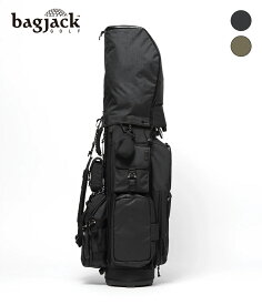 【取り寄せ商品】【bagjack GOLF | バッグジャックゴルフ】Cart Bag　カートバッグ　ブラック　オリーブ　黒　緑【BJGM23AX010】